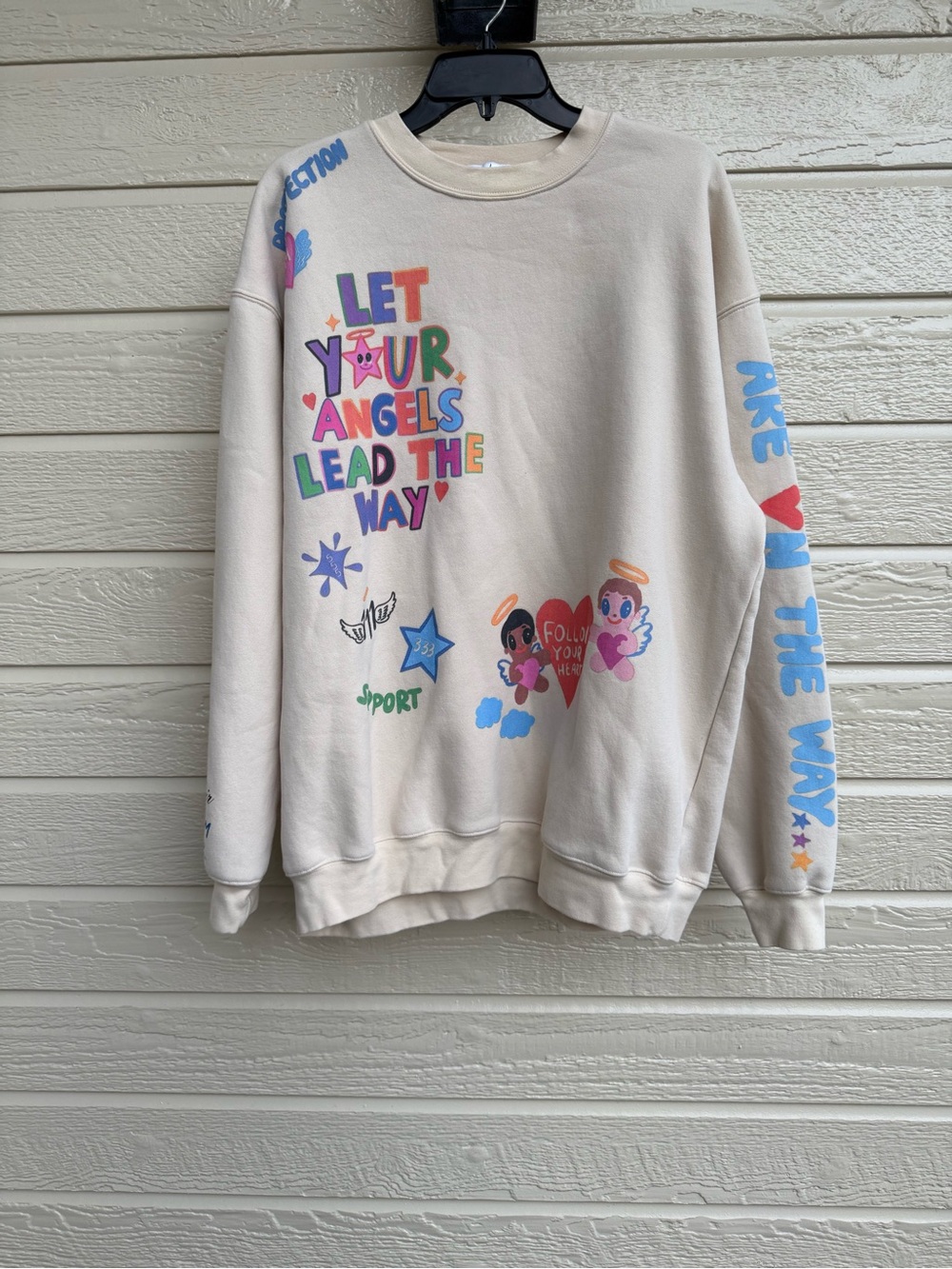 The Mayfair Group - Angels All Around You Graphic Sweatshirt